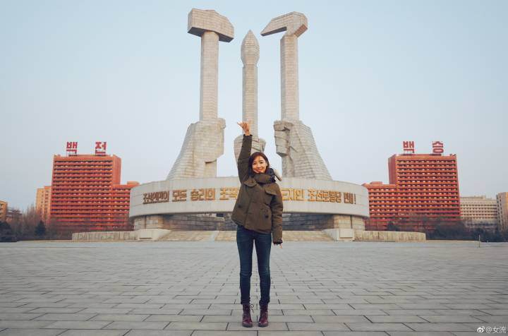 2017 年 3 月：她的微博旅行照